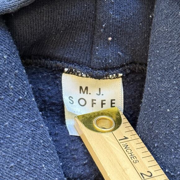 Vintage U.S. Navy Hoodie M.J. Soffe XL Made in USA Military Sweatshirt 80s 90s - Picture 5 of 8